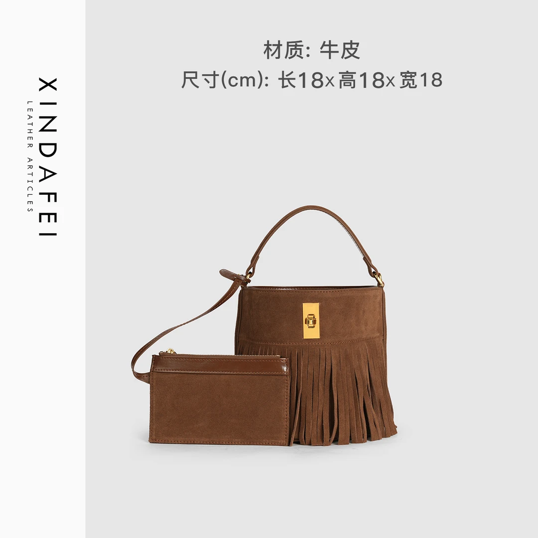 时尚手提8R737焦糖色轻奢斜挎女包