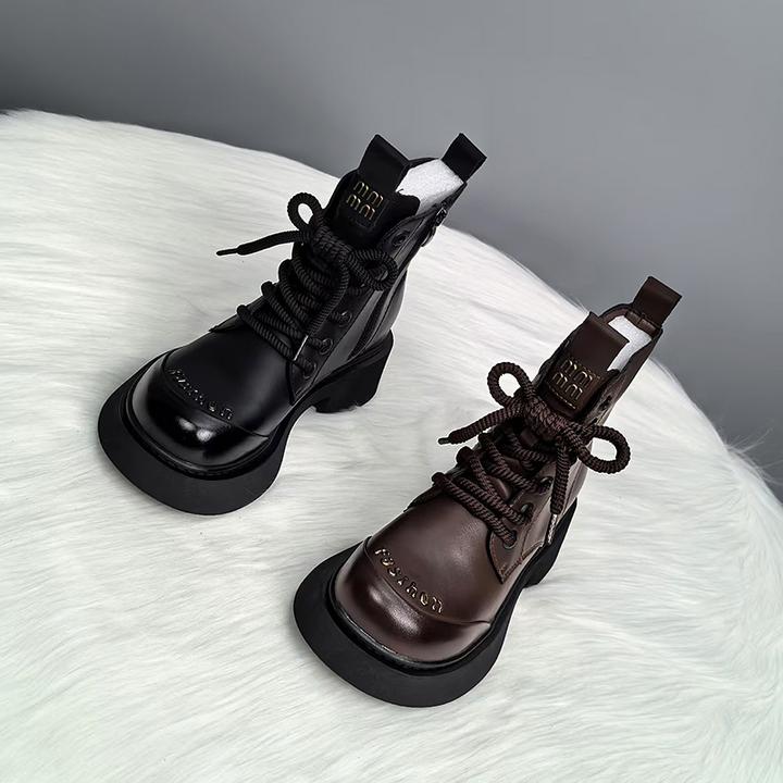 马丁靴女2024秋冬新款英伦风时尚洋气百搭平底休闲短靴女春秋单靴