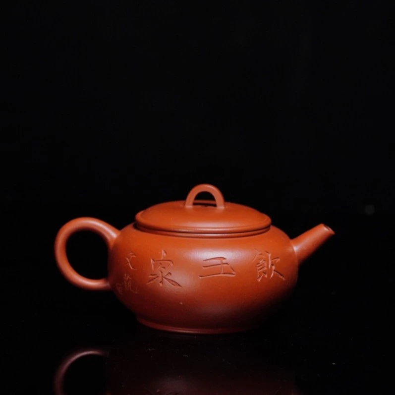 露语.器 | 仿顾泉壶100CC 顾景舟经典作朱泥仿古壶手制