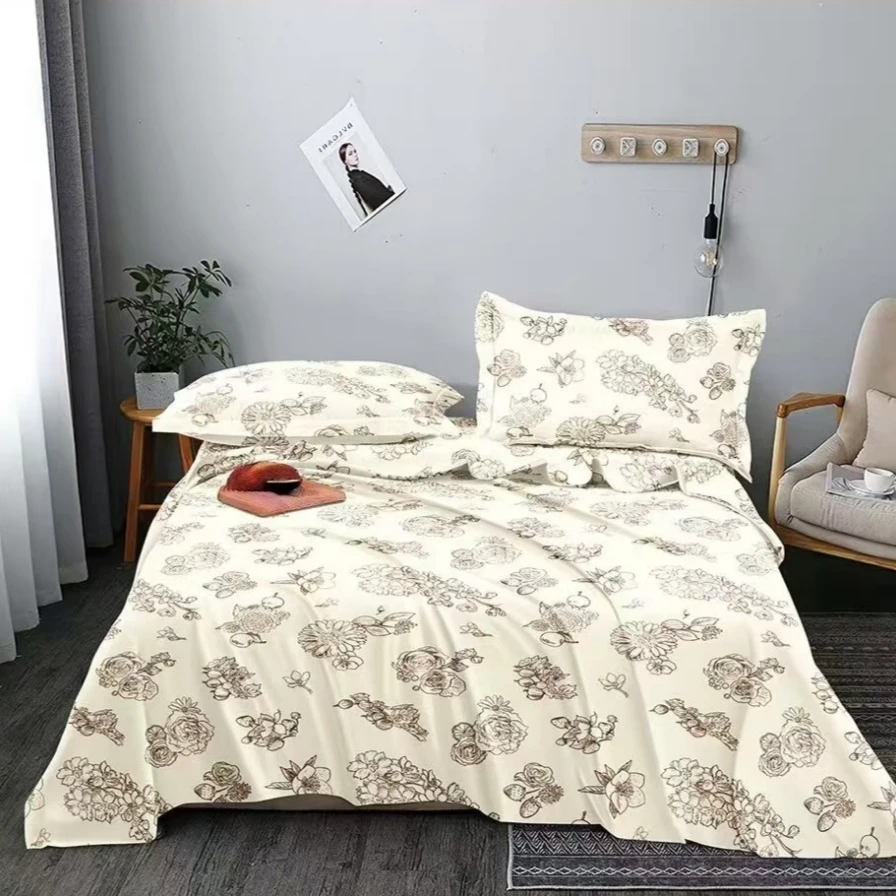 华夫格粗布三件套