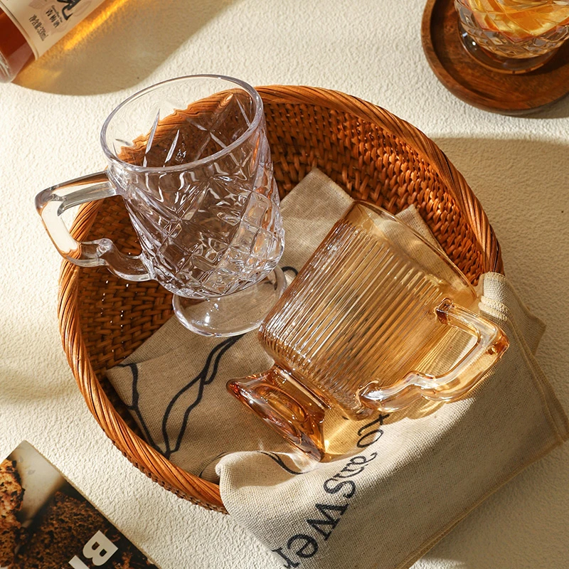 【斯凡造物】爱尔兰咖啡杯把手杯冷饮杯早餐咖啡杯喝水杯