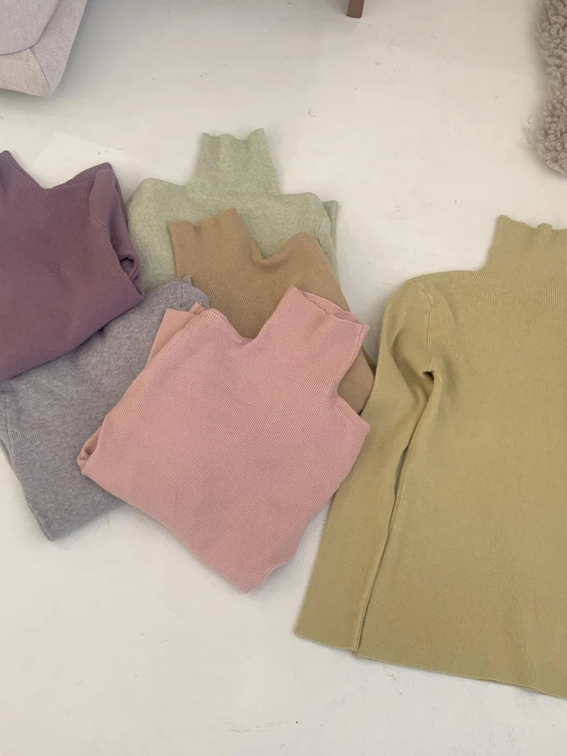 甜甜【高领衫】春节战袍高领打底衫~脱掉外套也好看的内搭 9095