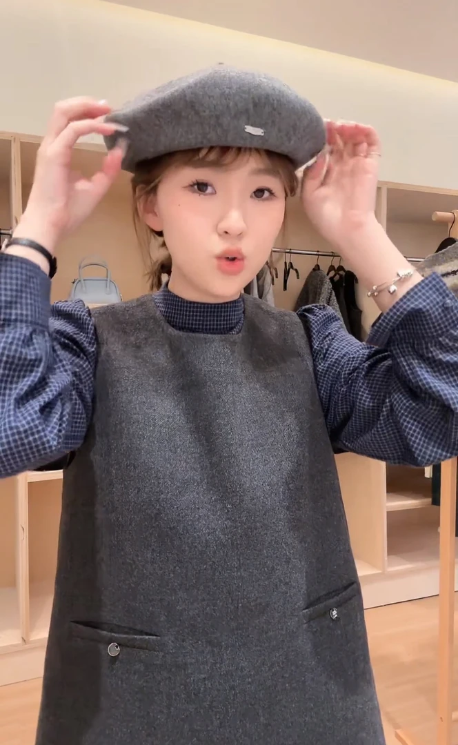 2024新款韩版时尚百搭背心连衣裙7126