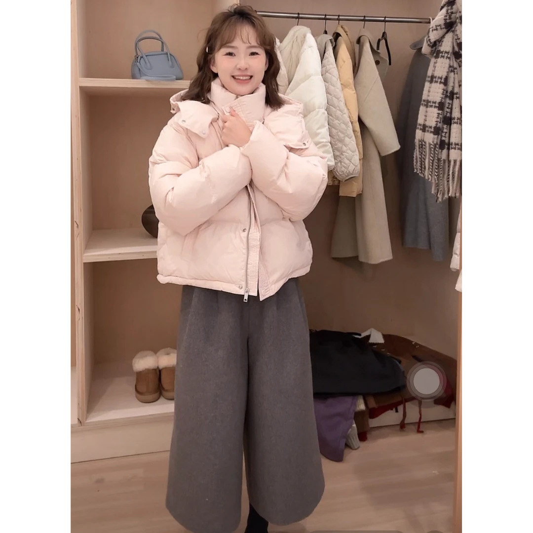 甜甜【修腿裤】半松紧阔腿复古~宽松百搭休闲裤7131