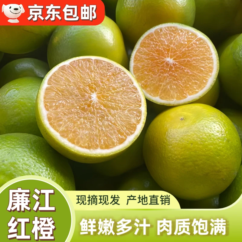 【坏果包赔】廉江红橙红心橙鲜嫩多汁新鲜橙子当季水果橙汁果肉鲜美