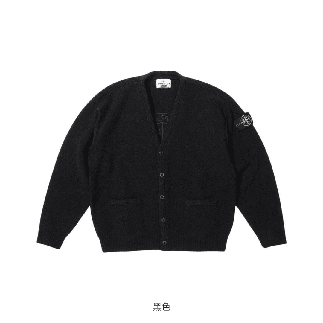 supreme 石头岛联名 毛衣开衫