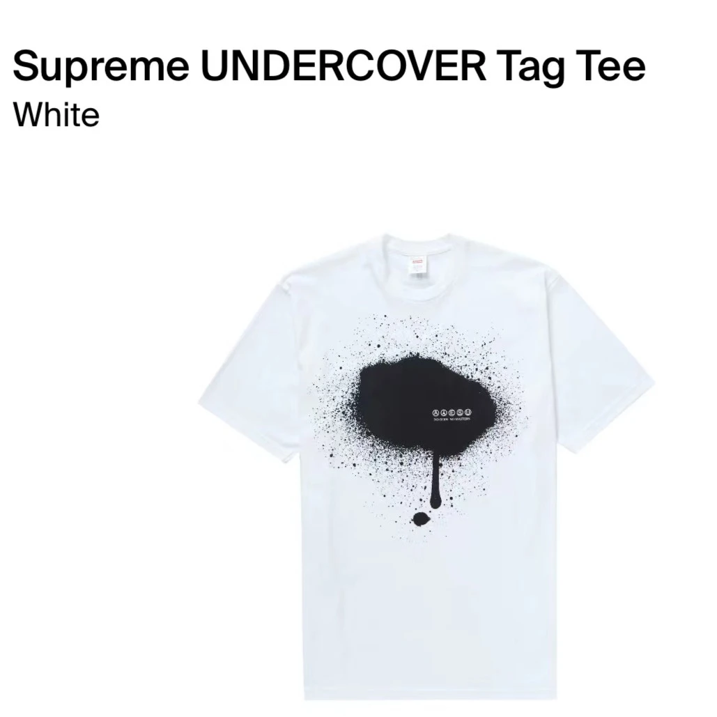 （吴磊同款）Supreme联名UN TAG 泼墨短袖（C-13 C-14）