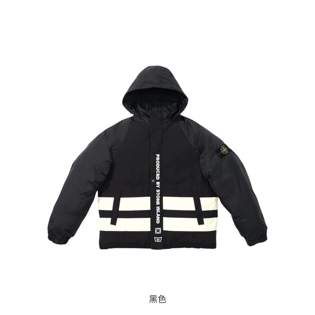 supreme 石头岛联名羽绒服