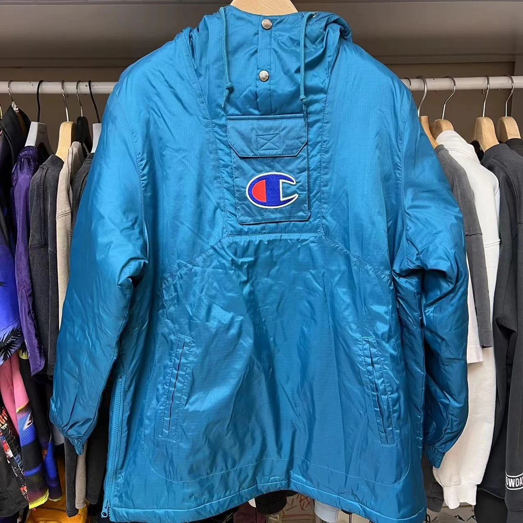 Supreme联名冠军蓝色棉服 M