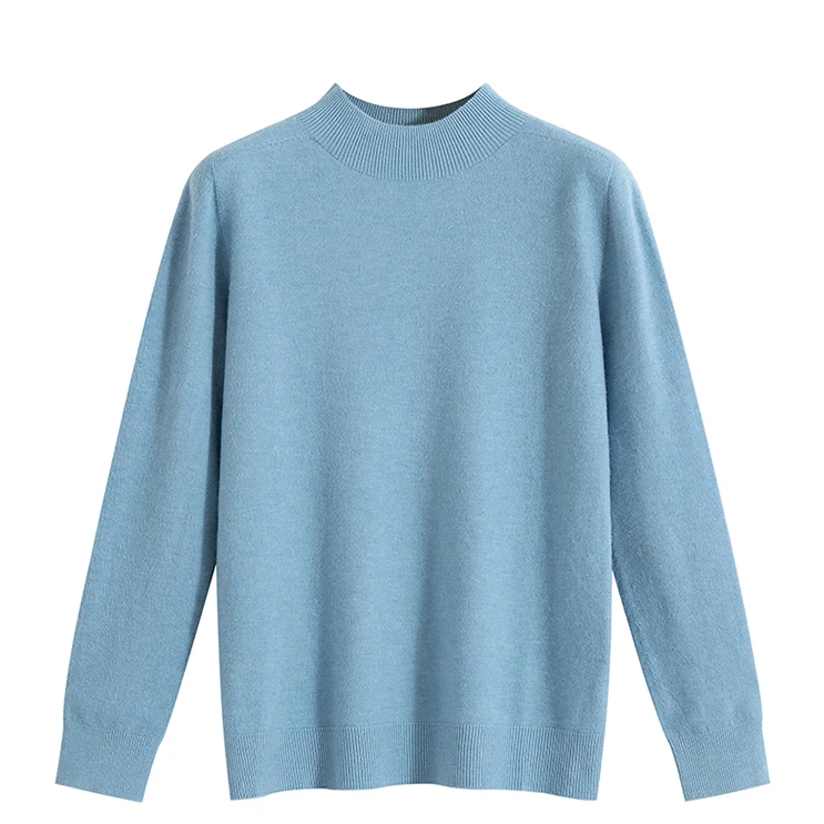 【一线成衣】无缝羊毛锁温百搭亲肤针织衫#13103