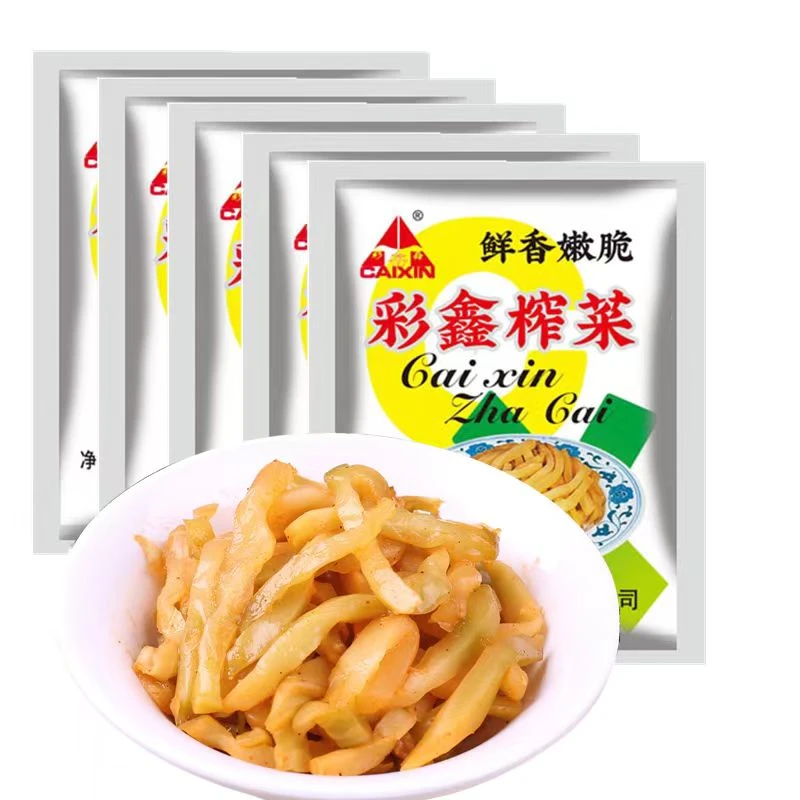 涪陵彩鑫榨菜10包装清脆爽口下稀饭就馒头咸菜开味菜老少皆宜