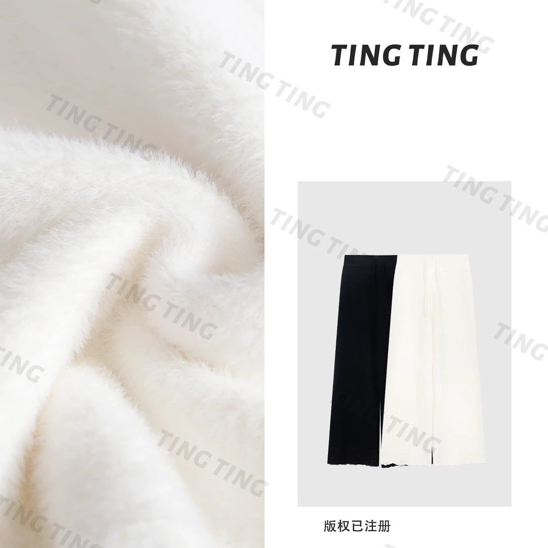 【婷婷】《游龙裤》红人上新 双面织内里仿貂 绒保暖裤女冬WTTZ2FD696