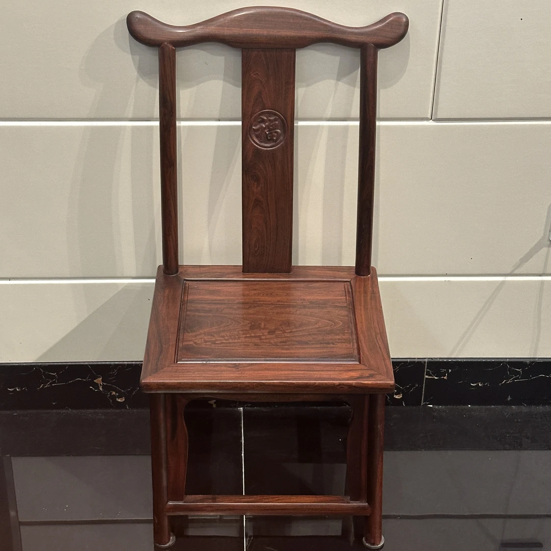 经典小官帽椅中式客厅家用简约禅意桌椅古典茶椅酸枝木