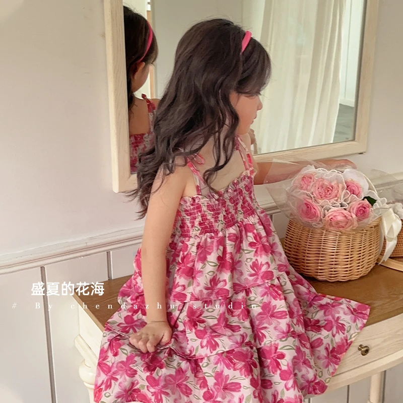 18-40 LUSON 女 夏 甜美碎花蝴蝶结连衣裙~GYX3502