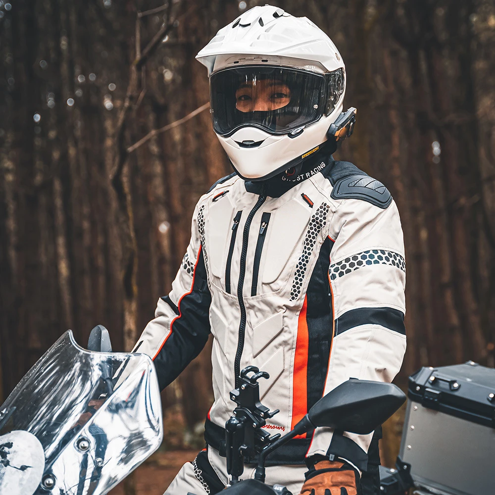 摩托车骑行服赛车服机车服四季骑行运动通用分体式防摔透气秋冬款
