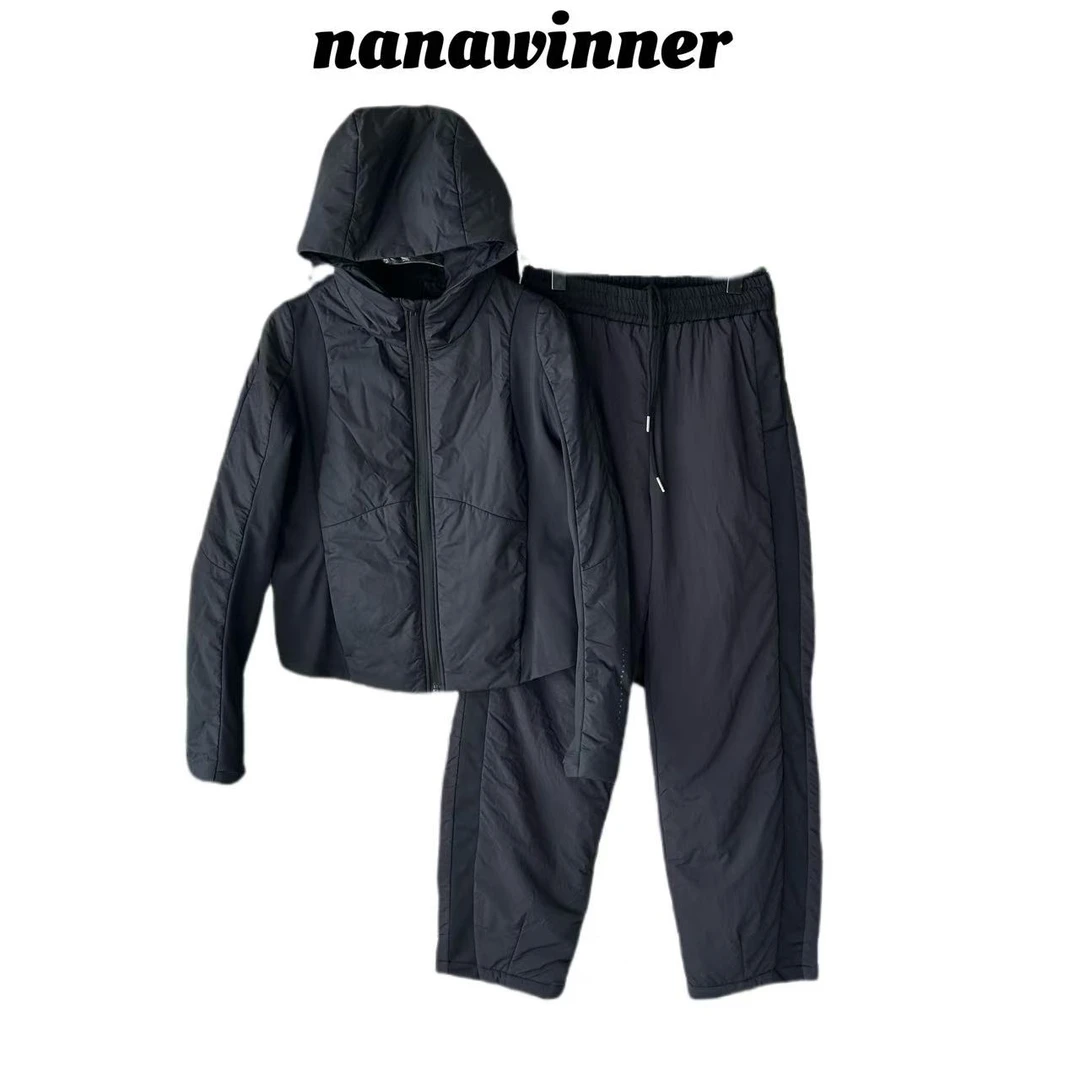 nanawinner【莱蒙棉服套装】极简净版休闲连帽棉服套装