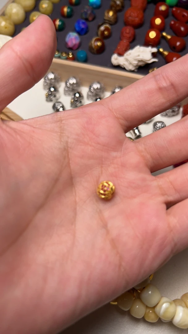 925银银制品 7号火菩提一个7+mm银饰阿啊阿啊