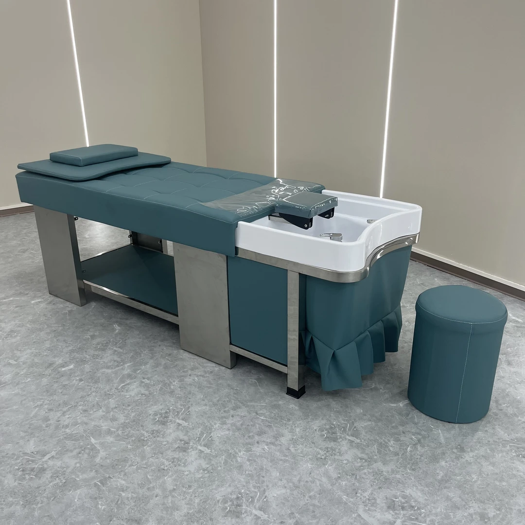 泰式洗头床头疗床发廊洗头床美容床理发采耳床泰洗床熏蒸厂家直销