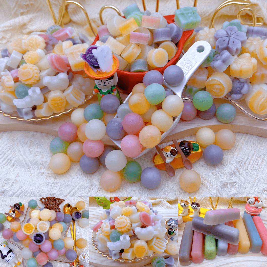 【新品上线】网红果酱夹心食用蜡瓶糖手工制作大号辣皮糖蜡皮糖