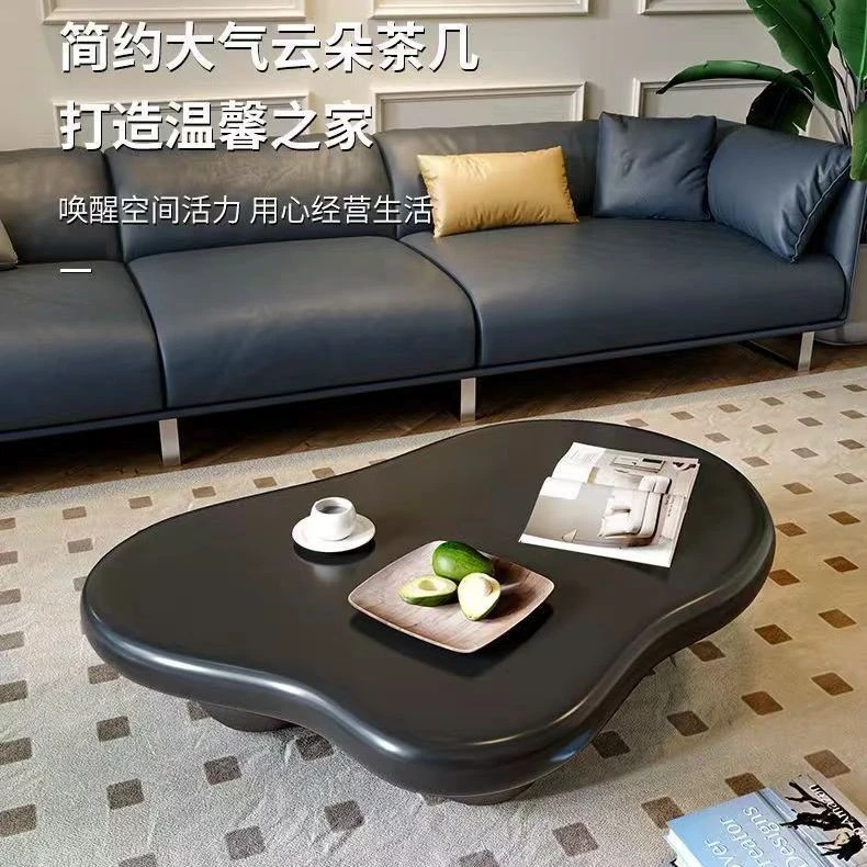 北欧云朵客厅茶几家用茶桌民宿卧室阳台家具网红奶油侘寂风简约