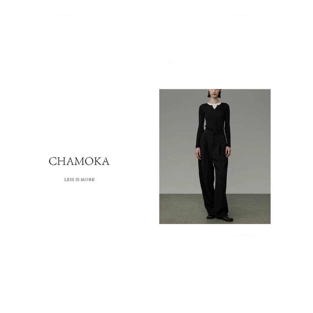 【破价捡漏】时尚经典百搭显瘦撞色假两件针织衫L189