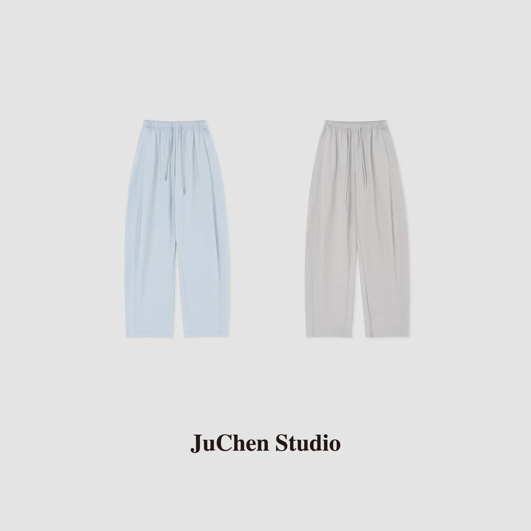 24春夏天然植物胶囊香蕉裤 触感润滑吸湿透气小直筒裤SS062610