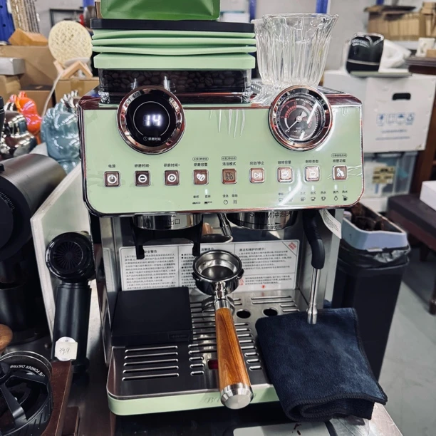 商用布思迪咖啡机全自动研磨一体机家用现磨打奶泡咖啡机小型美式