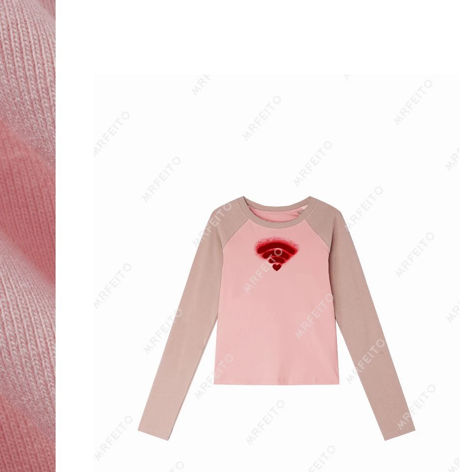 立体爱心无限圆领卫衣H860WY01Q27376