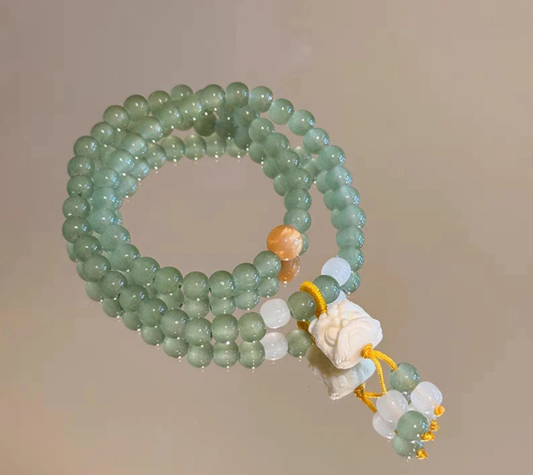 醒狮双层叠戴串珠手链@2