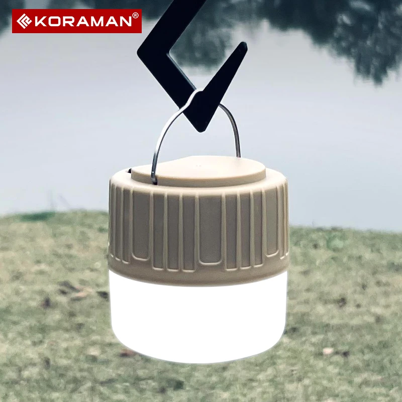 KORAMAN户外露营灯充电应急照明夜市迷你营地灯多功能野营L