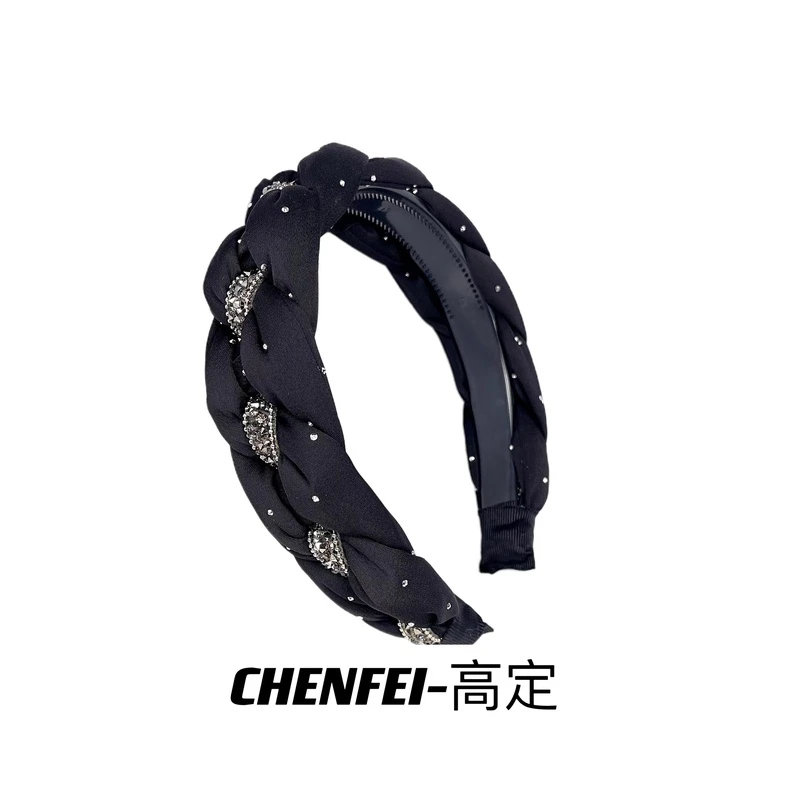 W法式赫本发箍高端精致高颅顶发箍时尚新款头箍高级感气质1112