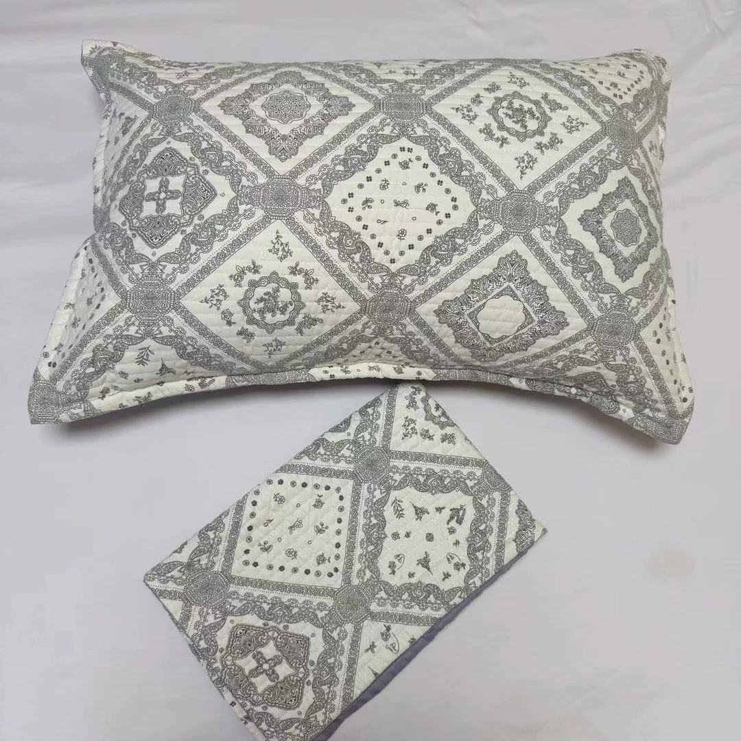 【枕套-法式风情】48*74cm柔软加厚布大枕套简约精梳