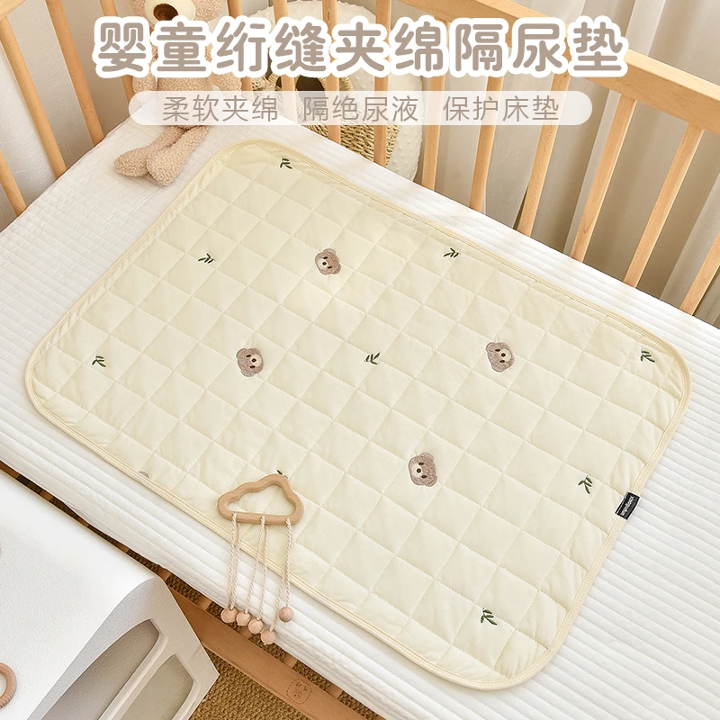 隔尿垫新生婴儿防水透气宝宝儿童水洗秋冬厚款纯棉姨妈床垫可定制