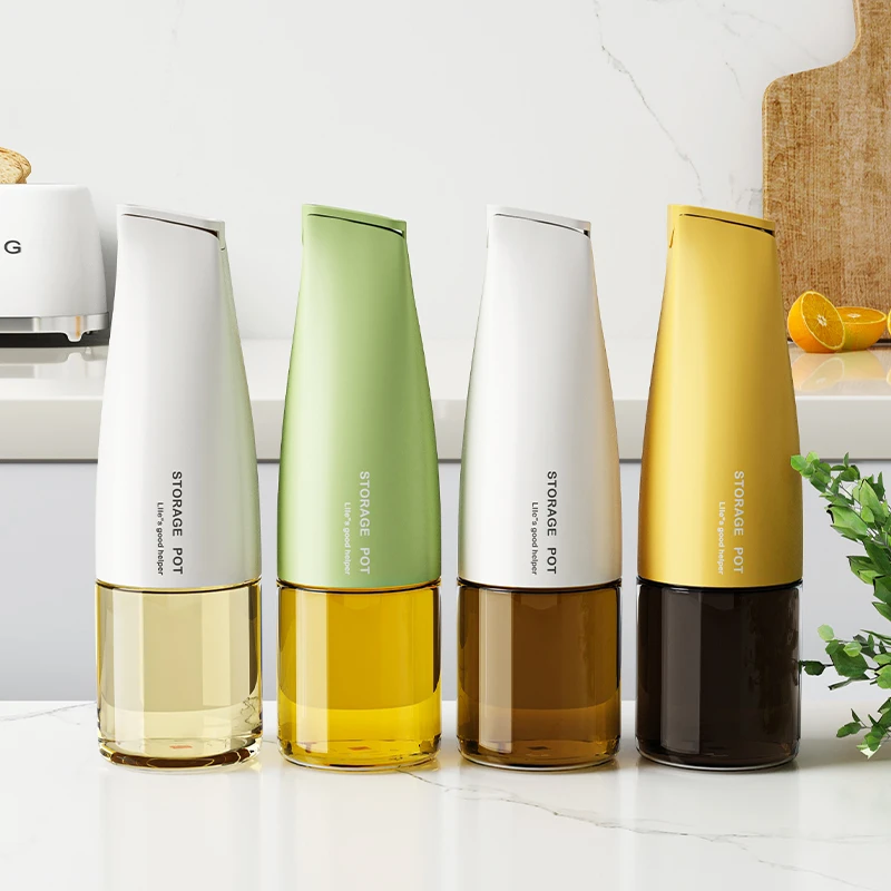 （宠粉福利）玻璃油壶厨房家用自动开合酱油醋油罐油瓶油壶防漏控油