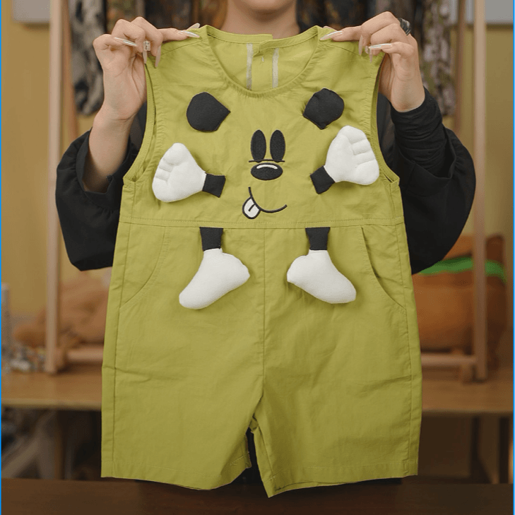 【升级款】儿童渔夫裤2024夏季新款卡通洋气纯棉时尚夏季儿童两件