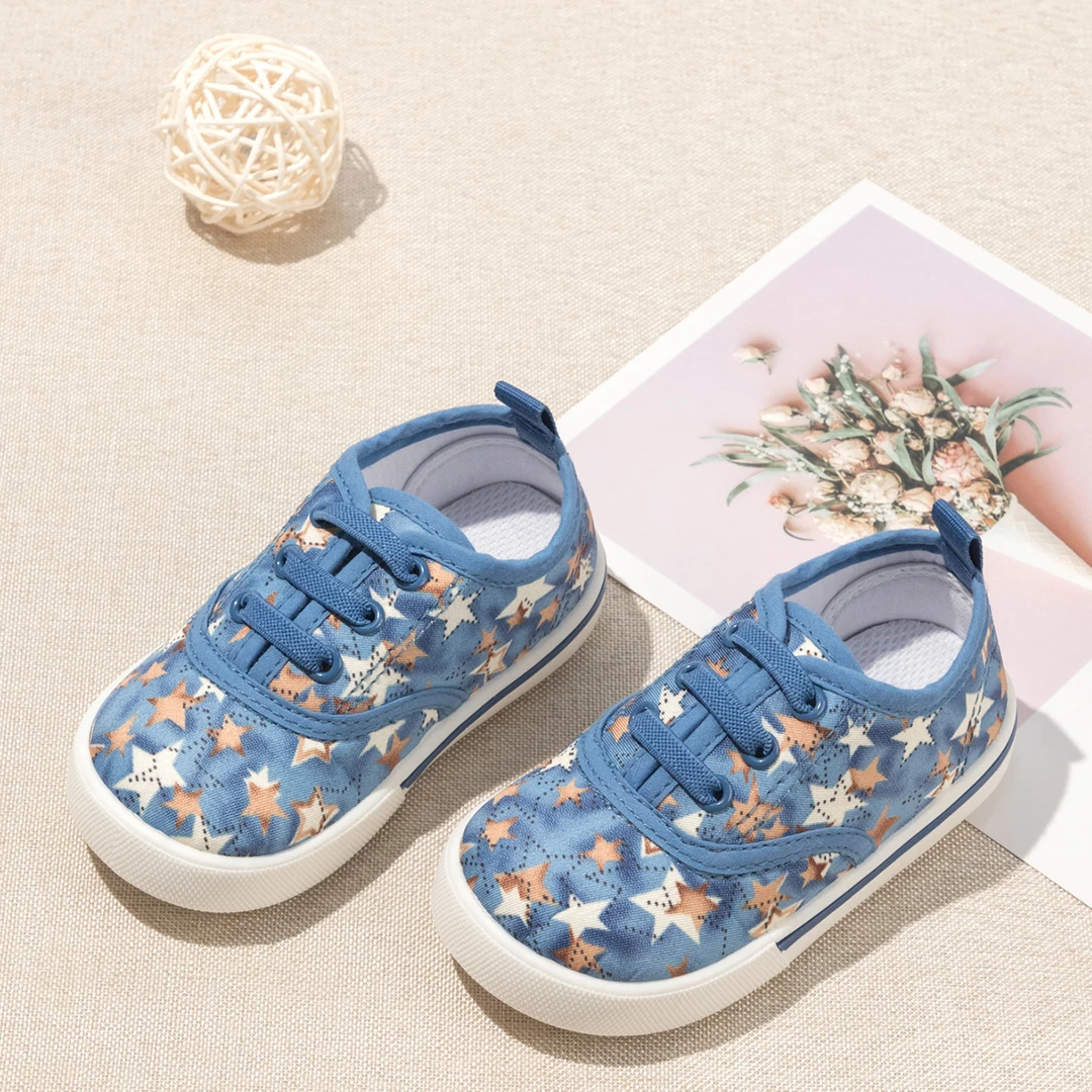 童鞋女童运动鞋春季休闲舒适棉质棉质帆布鞋1-3岁幼儿园宝宝单鞋