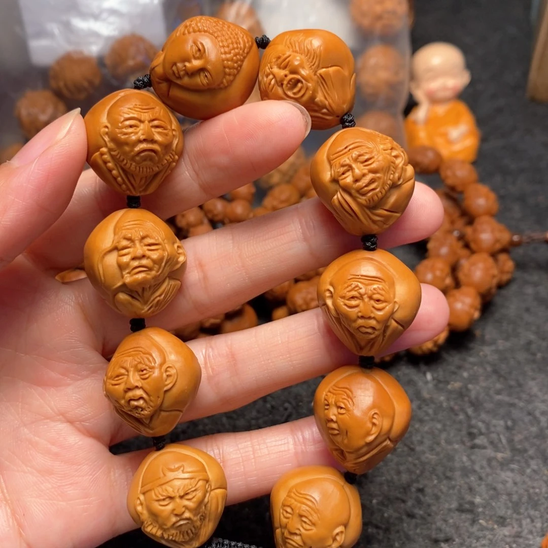 橄榄核吊坠三疯十八罗汉
