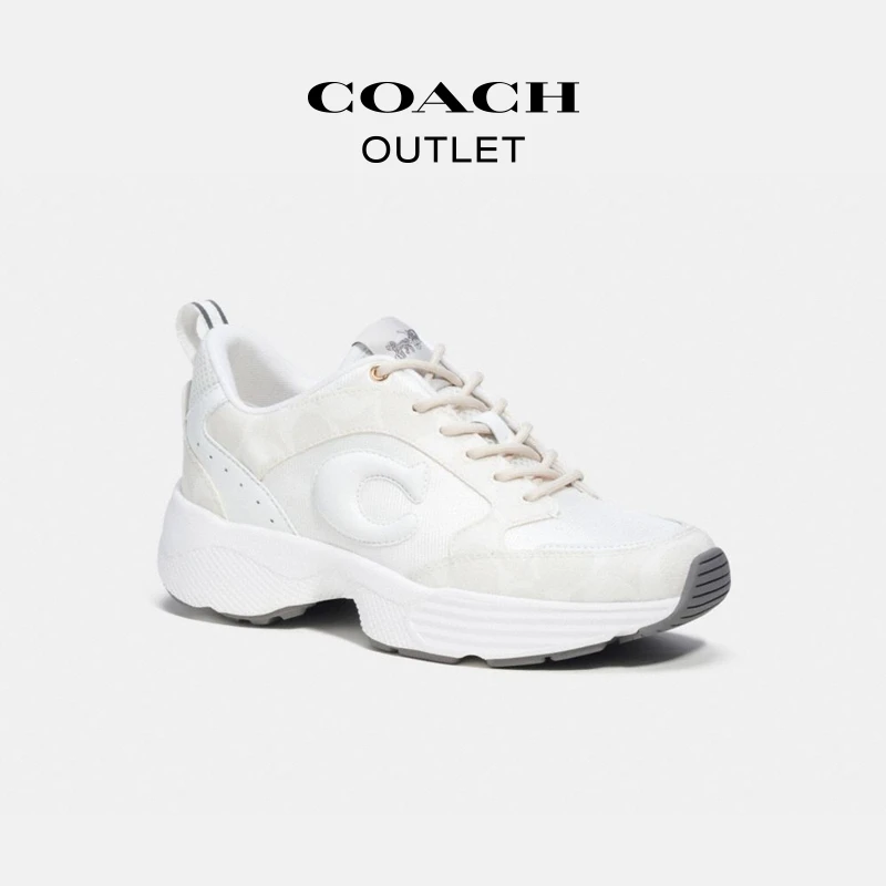 COACH/蔻驰 女士经典标志C275科技跑鞋  户外透气跑步鞋