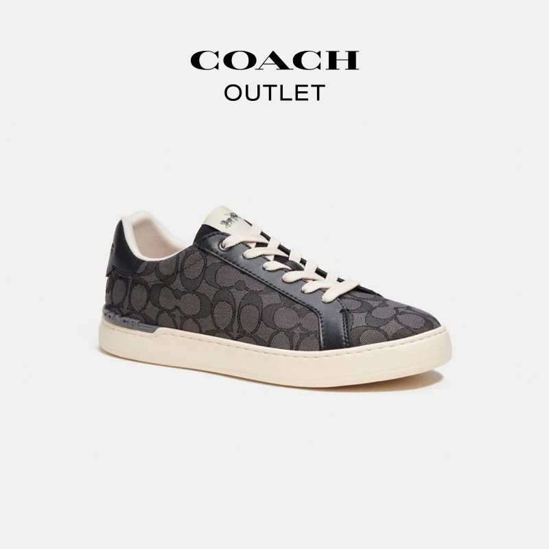 COACH/蔻驰 男士时尚百搭经典印花标志CLIP低帮运动鞋休闲鞋