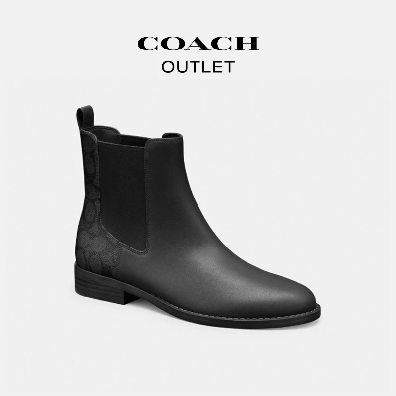 COACH/蔻驰 女士时尚百搭复古英伦风经典标志老花MEREDITH短靴