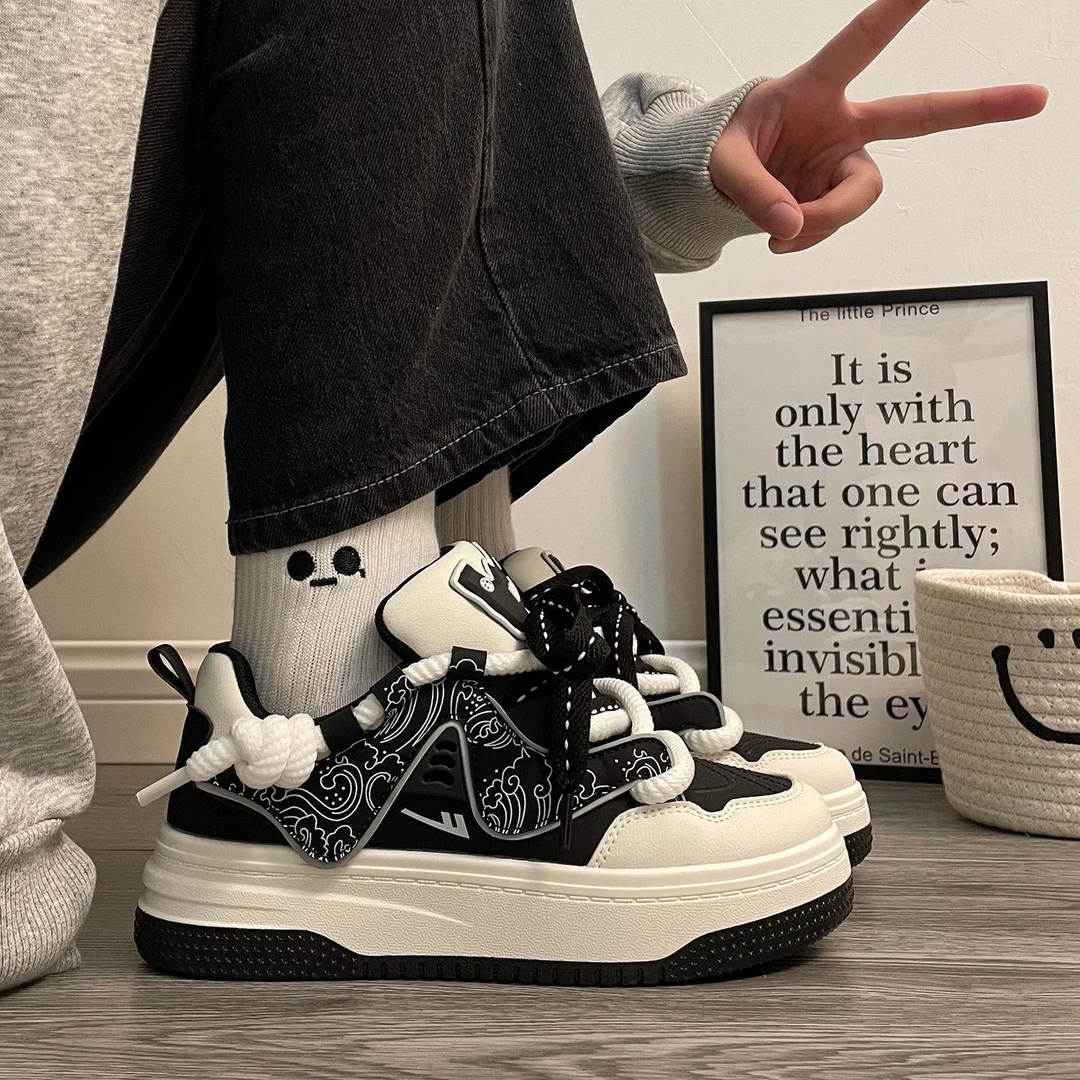 回力板鞋女春季休闲学生潮鞋时尚软底百搭厚底小白鞋ins小众爆款