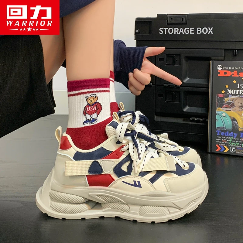 回力老爹鞋女鞋夏季新款休闲百搭透气潮鞋小众原创学生厚底运动鞋