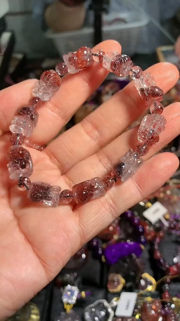 【闪购商品】水晶车挂未镶嵌【百晶灵儿】定制款多样性发一