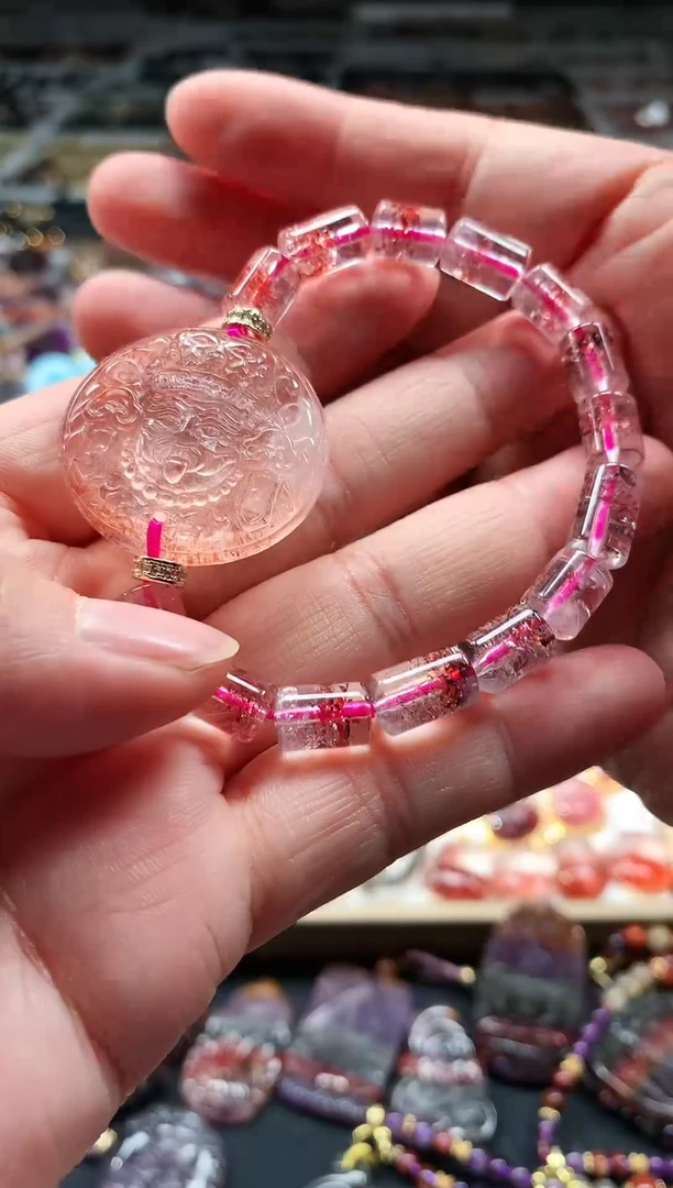 【闪购商品】水晶车挂未镶嵌【百晶灵儿】水晶定制款