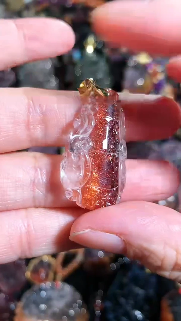 【闪购商品】水晶车挂未镶嵌【百晶灵儿】定制款