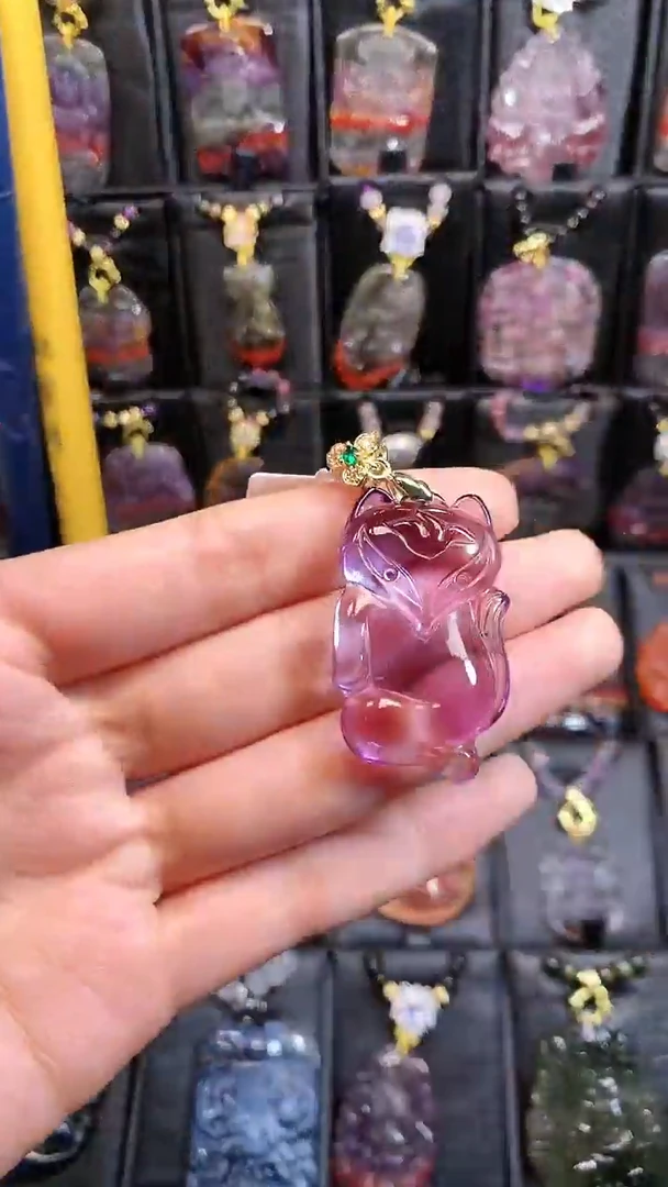 【闪购商品】水晶车挂未镶嵌【百晶灵儿】定制款