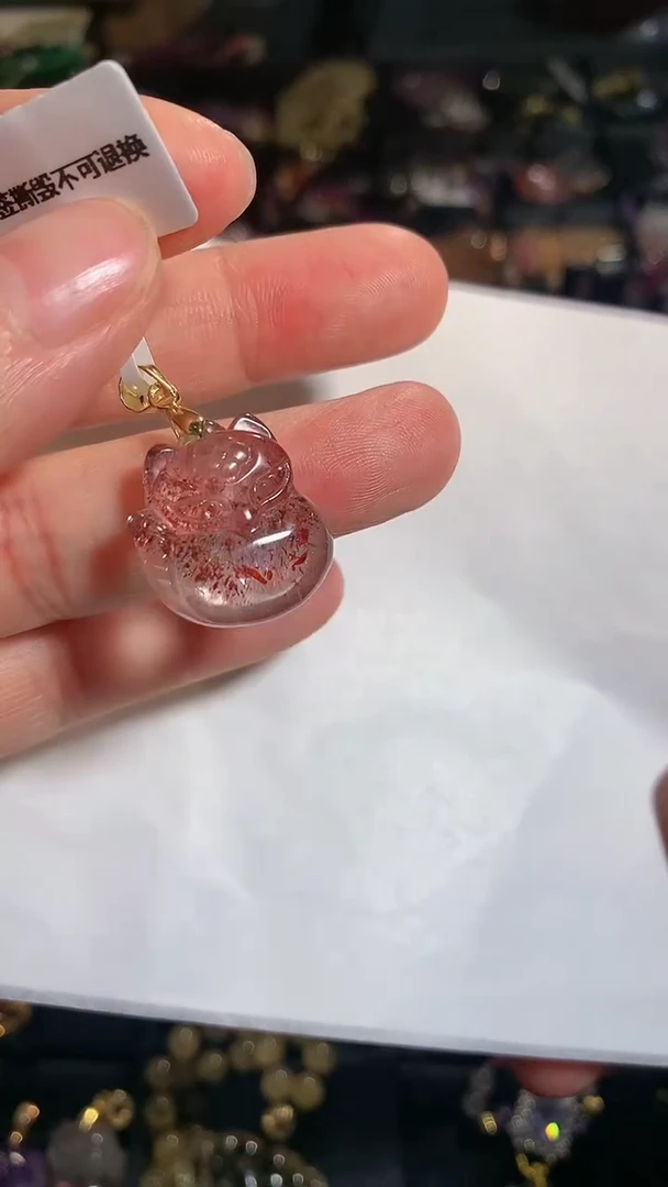 【闪购商品】水晶车挂未镶嵌【百晶灵儿】定制款多样性发一