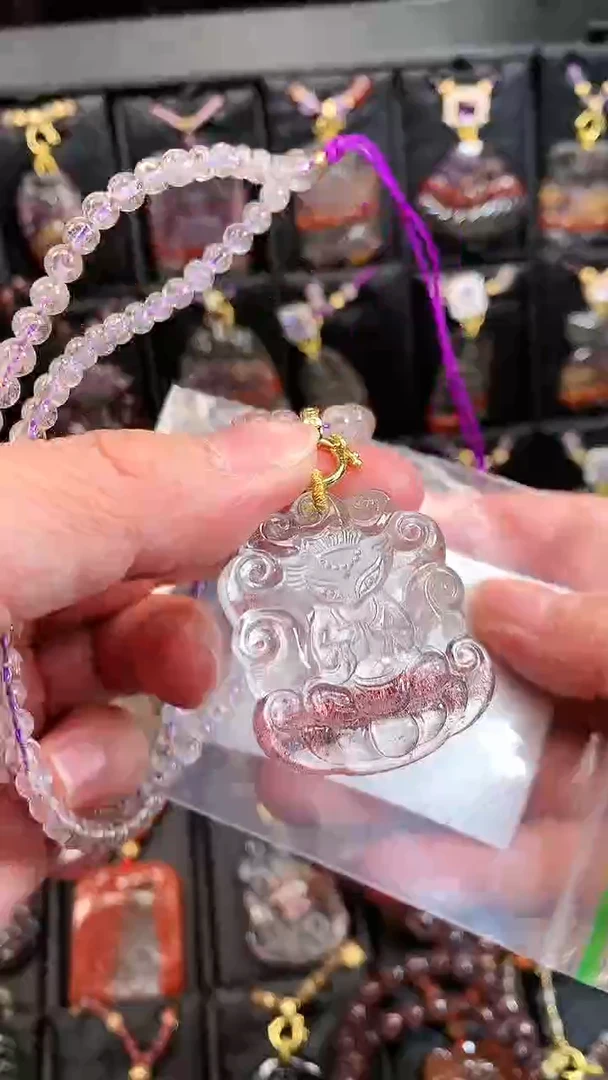 【闪购商品】水晶车挂未镶嵌【百晶灵儿】定制款