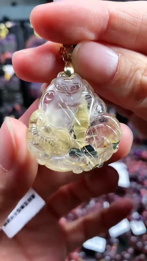 【闪购商品】水晶车挂未镶嵌【百晶灵儿】定制款