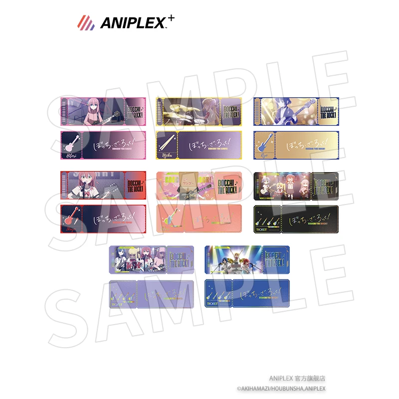 【现货 ANIPLEX】孤独摇滚 盲抽镭射票 全8种 抱盒送特典收纳夹